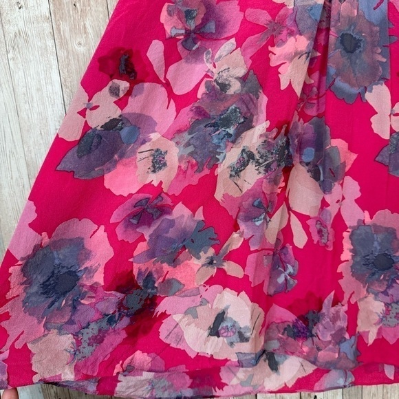 Rebecca Taylor Floral Print Top Size‎ 12 Women - Picture 4 of 11